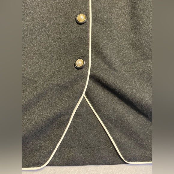 La Belle women’s size vintage 11 black button down dress made in USA - Picture 2 of 9